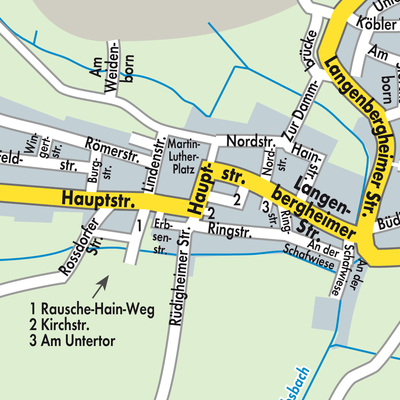 Stadtplan Marköbel