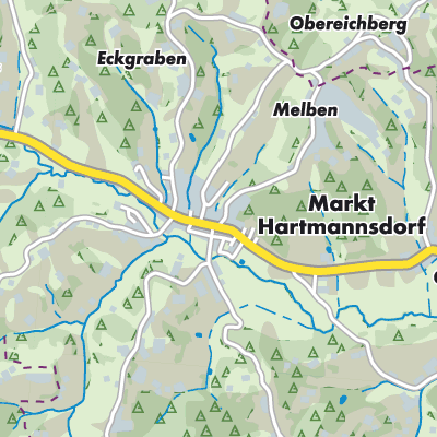 Übersichtsplan Markt Hartmannsdorf
