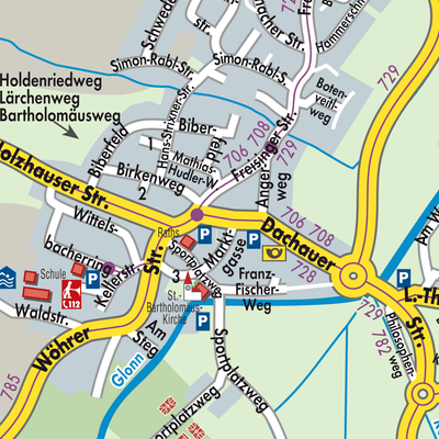 Markt Indersdorf Stadtpläne und Landkarten