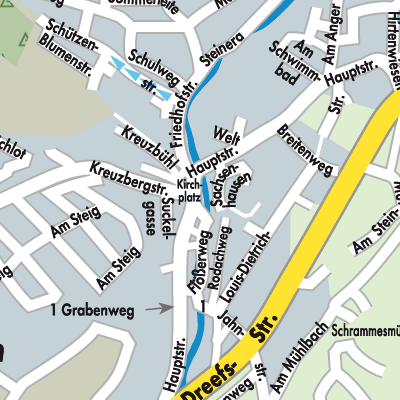 Stadtplan Marktrodach