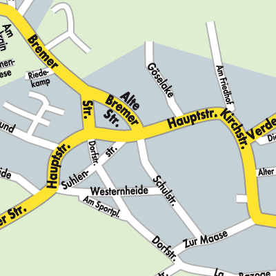 Stadtplan Martfeld