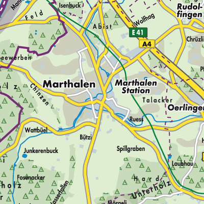 Übersichtsplan Marthalen