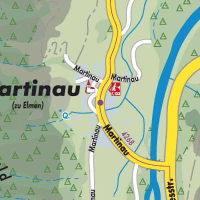 Stadtplan Martinau