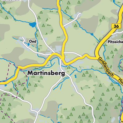 Übersichtsplan Martinsberg