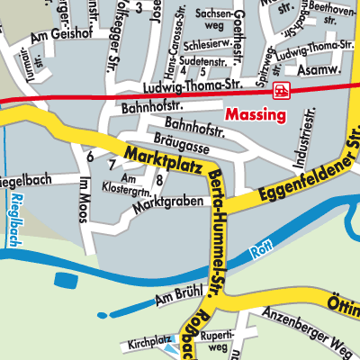 Stadtplan Massing (VGem)