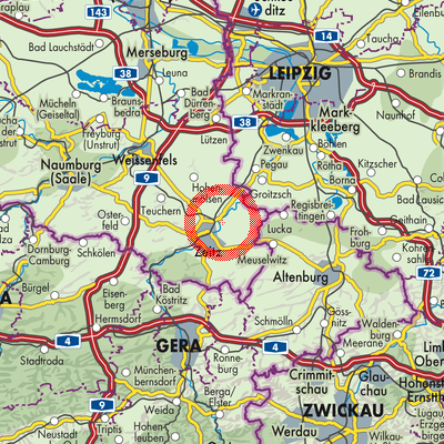 Landkarte Maßnitz