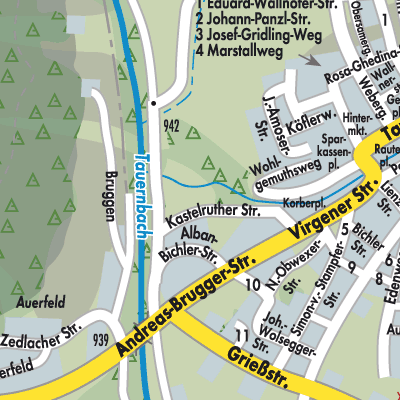 Stadtplan Matrei in Osttirol