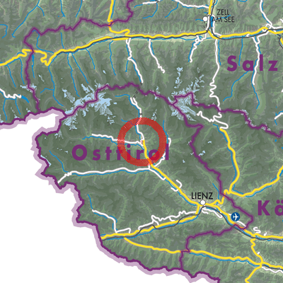 Landkarte Matrei in Osttirol