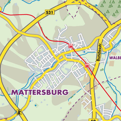Übersichtsplan Mattersburg