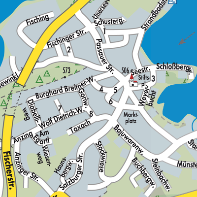 Stadtplan Mattsee
