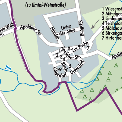 Stadtplan Mattstedt