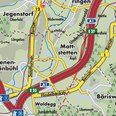 Übersichtsplan Mattstetten