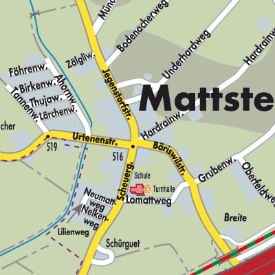 Stadtplan Mattstetten