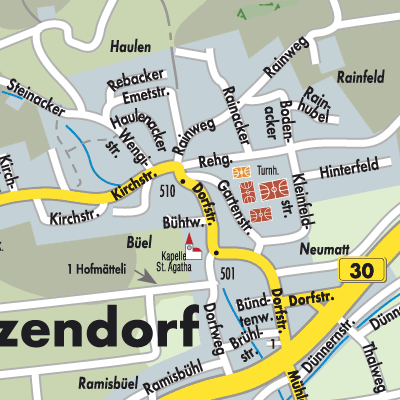 Stadtplan Matzendorf