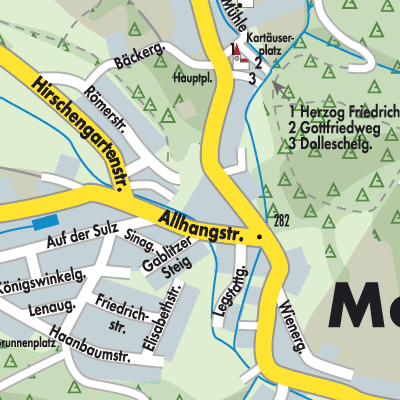Stadtplan Mauerbach