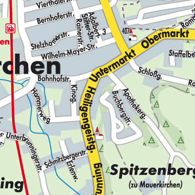 Stadtplan Mauerkirchen