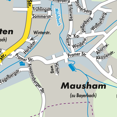 Stadtplan Mausham