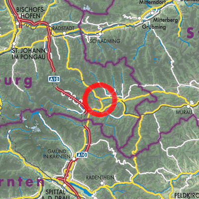 Landkarte Mauterndorf