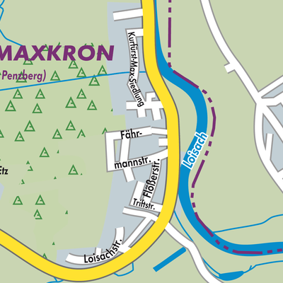 Stadtplan Maxkron