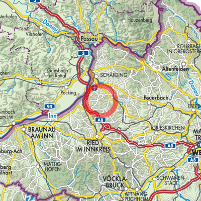 Landkarte Mayrhof
