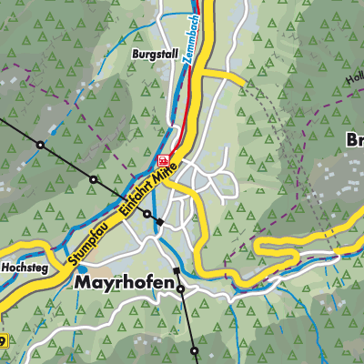 Übersichtsplan Mayrhofen