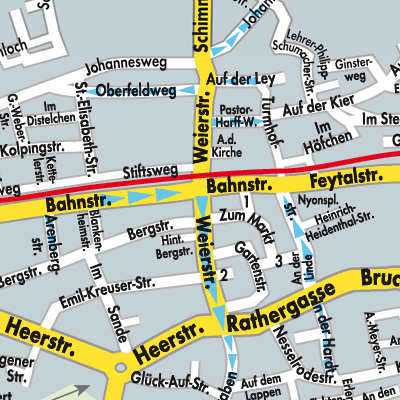 Stadtplan Mechernich