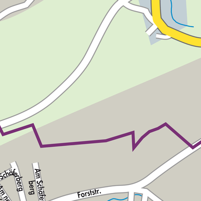 Stadtplan Meerane-Schönberg