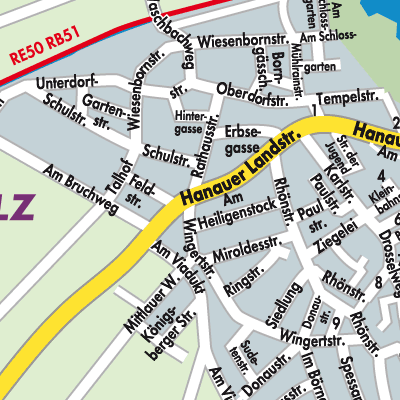 Stadtplan Meerholz