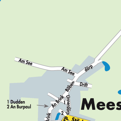 Stadtplan Meesiger