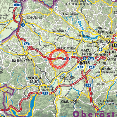 Landkarte Meggenhofen