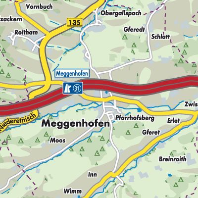 Übersichtsplan Meggenhofen