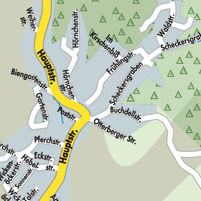 Stadtplan Mehlbach