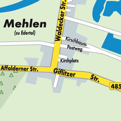 Stadtplan Mehlen