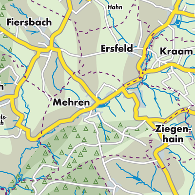 Übersichtsplan Mehren (Westerwald)