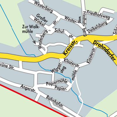 Stadtplan Mehringen