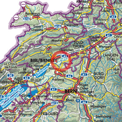 Landkarte Meienried