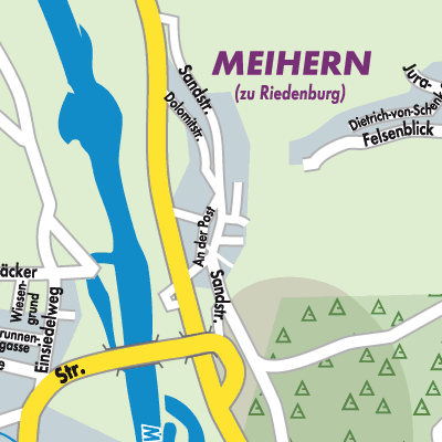 Stadtplan Meihern
