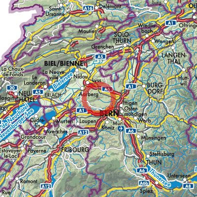 Landkarte Meikirch