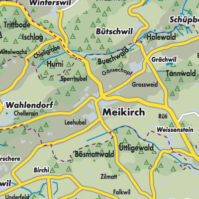 Übersichtsplan Meikirch