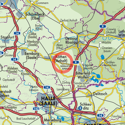Landkarte Meilendorf