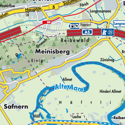 Übersichtsplan Meinisberg