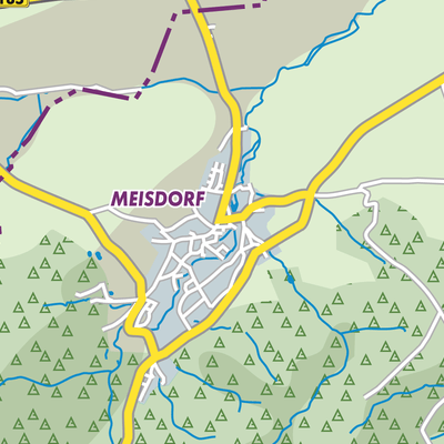 Übersichtsplan Meisdorf