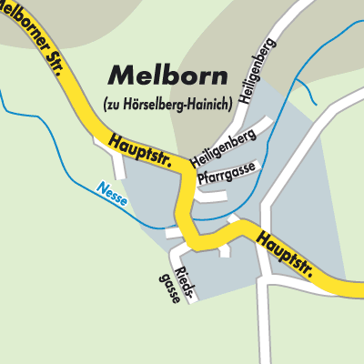 Stadtplan Melborn