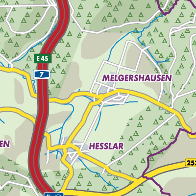 Übersichtsplan Melgershausen
