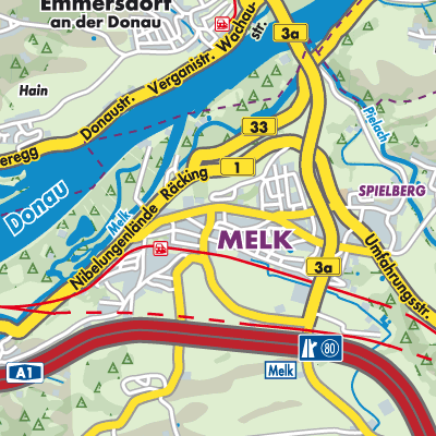 Übersichtsplan Melk