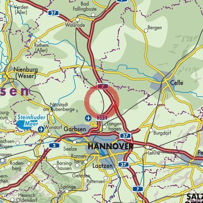 Landkarte Mellendorf