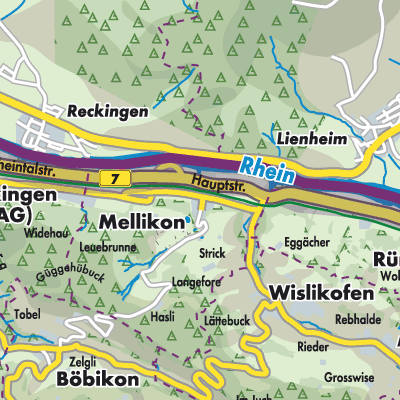 Übersichtsplan Mellikon