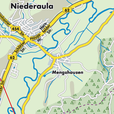 Übersichtsplan Mengshausen