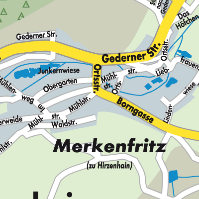Stadtplan Merkenfritz