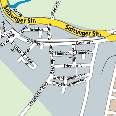 Stadtplan Merkers